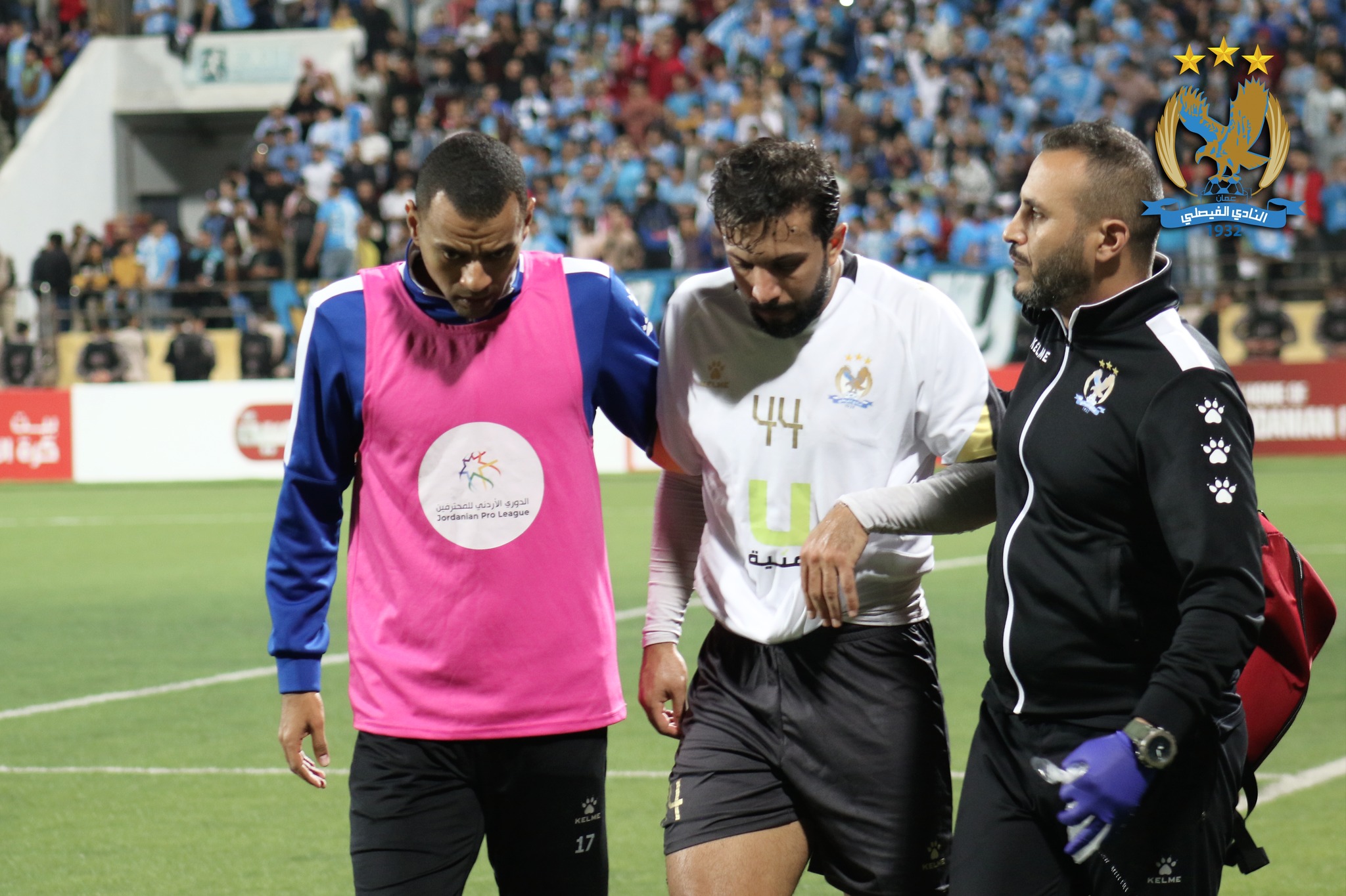 الفيصلي يوضح طبيعة إصابة مصطفى