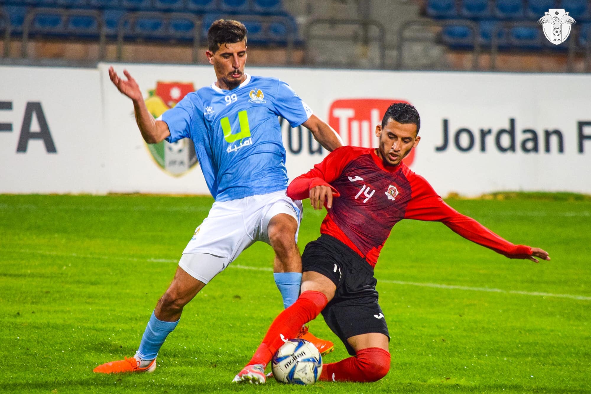 التعادل يحسم لقاء الفيصلي والجزيرة